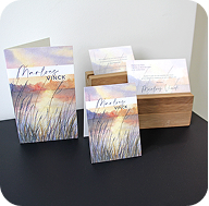 uit de online shop: rouwkaart Meer A1
